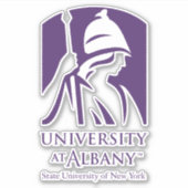 Sticker Logo de l'Université d'Albany (Devant)