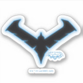 Sticker Logo de nuit Gotham Knights (Devant)