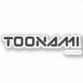 Sticker Logo de police numérique Toonami (Devant)