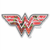 Sticker Logo de Red Roses et Plaid Wonder Woman (Devant)