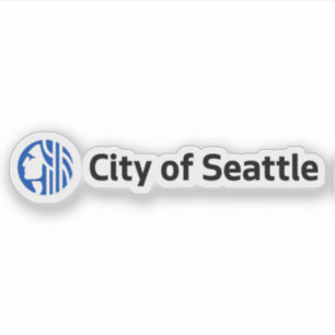 Sticker Logo de Seattle, Washington, États-Unis