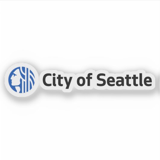Sticker Logo de Seattle, Washington, États-Unis (Devant)