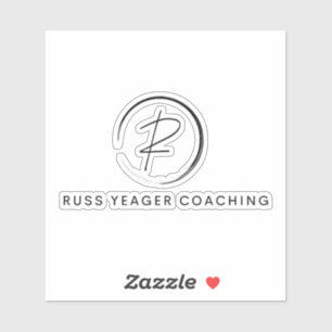 Sticker Logo de signature de coaching de Russ Yeager