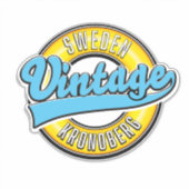 Sticker Logo de style Vintage Kronoberg Suède (Devant)
