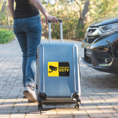 Sticker Logo de surveillance CCTV - Caméra Bullet (Valise Insitu)