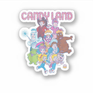 Sticker Logo de tir du groupe Candy Land