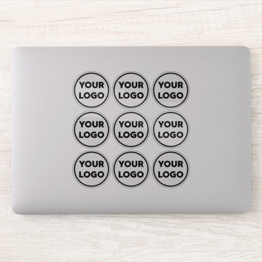 Sticker Logo de votre entreprise Arrière - plan transparen (Ordinateur)
