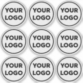 Sticker Logo de votre entreprise Arrière - plan transparen (Devant)