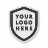 Sticker Logo d'entreprise | Bouteille d'eau de marque prof (Devant)