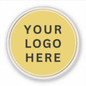 Sticker Logo d'entreprise étanche sur bouteille d'eau de m (Devant)