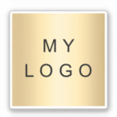 Sticker Logo d'entreprise personnalisé (Recto)