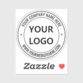 Sticker Logo d'entreprise personnalisé et Modèle d'autocol (Feuille)