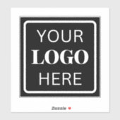 Sticker Logo d'entreprise simple (Feuille)