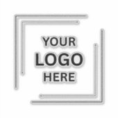 Sticker Logo d'entreprise | Stick de la carte professionne (Devant)