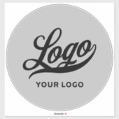 Sticker Logo d'entreprise sur pare-chocs en Vinyl Circle t (Feuille)