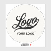 Sticker Logo d'entreprise sur PC portable White Circle Com (Feuille)