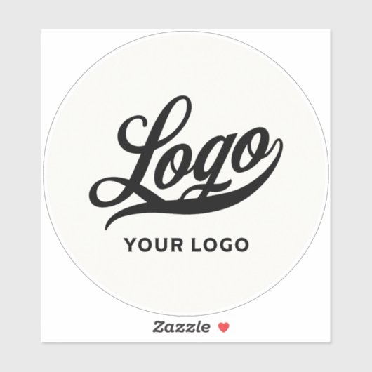 Sticker Logo d'entreprise sur PC portable White Circle Com (Feuille)