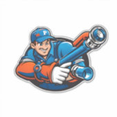 Sticker logo des services de plomberie (Devant)