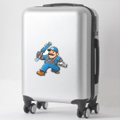Sticker logo des services de plomberie (Sur valise)