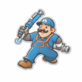 Sticker logo des services de plomberie (Devant)