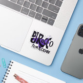 Sticker logo DJ Rocco From Rockland (Ordinateur portable avec iPhone)