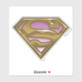 Sticker Logo doré Supergirl (Feuille)