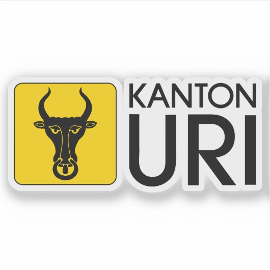 Sticker Logo du canton d'Uri, Suisse (Devant)