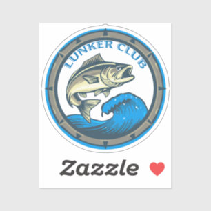 Sticker Logo du Club de Pêche "Lunker Club"