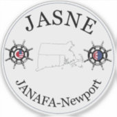Sticker Logo du cycle JASNE-JANAFA (Devant)