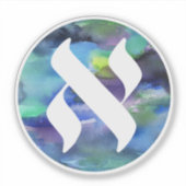 Sticker Logo du projet de langue juive (Devant)