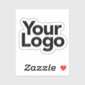 Sticker Logo du propriétaire des petites entreprises Marke (Feuille)