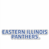 Sticker Logo du texte Eastern Illinois Panthers (Devant)