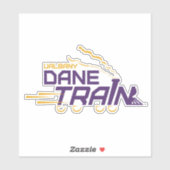 Sticker Logo du train UAlbany Dane (Feuille)