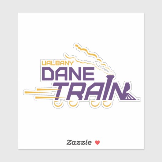 Sticker Logo du train UAlbany Dane (Feuille)