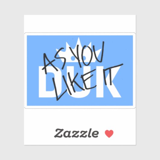 Sticker Logo DUK (Feuille)