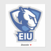 Sticker Logo Eastern Illinois University Panthers (Feuille)