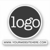 Sticker Logo et site Web Office ou Business (Devant)