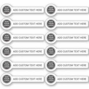 Sticker Logo et texte personnalisés