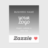 Sticker Logo et texte promotionnels modernes | Couleur mod (Feuille)
