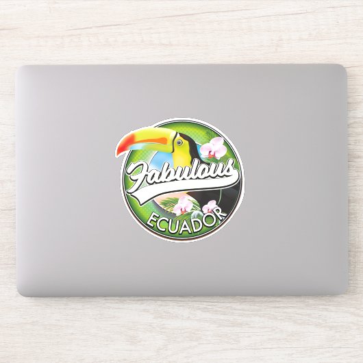 Sticker Logo Explorez l'Équateur fabuleux (Ordinateur)