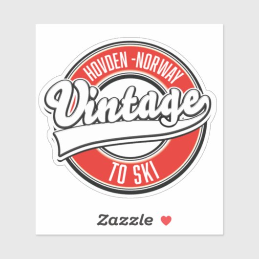 Sticker logo hovden norway (Feuille)