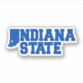 Sticker Logo Indiana State (Devant)
