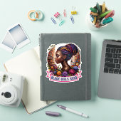 Sticker Logo Lecture Filles Noires (Couverture iPad)