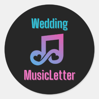 Sticker Logo mariage MusicLetter