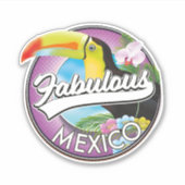 Sticker logo Mexico Fabulous (Devant)