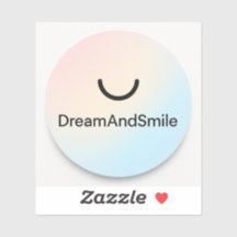 Logo minimaliste DreamAndSmile Eau en acier inoxyd