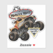 Sticker Logo Monster Mutt de Monster Jam (Feuille)