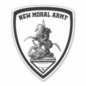 Sticker Logo New Moral Army™ Shield (Devant)