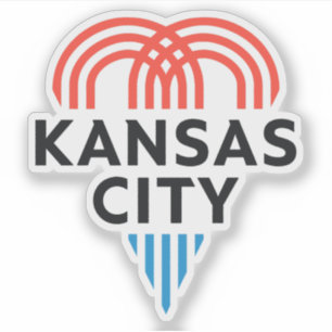 Sticker Logo officiel de Kansas City, Missouri, USA