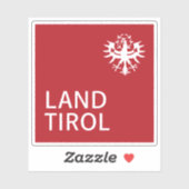 Sticker Logo officiel de l'Etat du Tyrol, Autriche (Feuille)